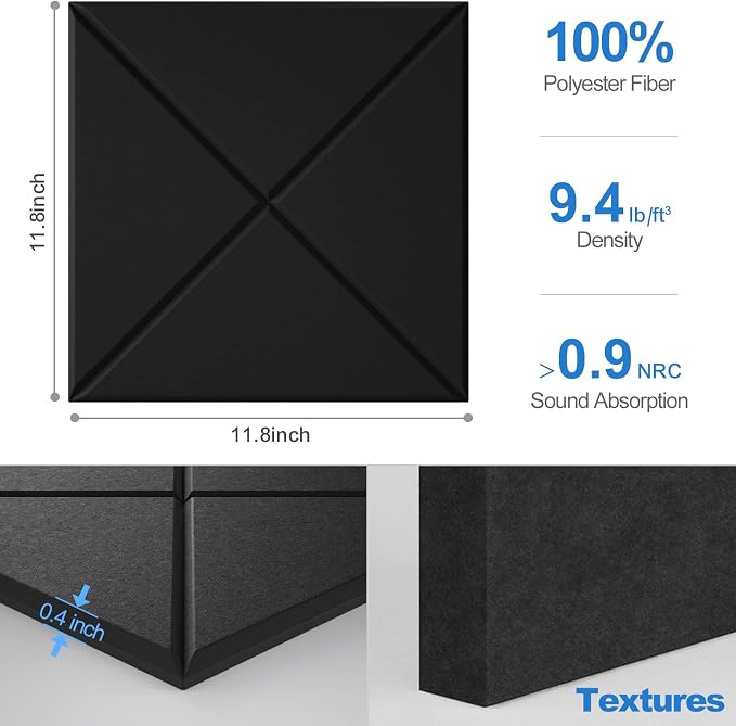 Sonicism 22 Pack X-Lined Acoustic Panels - Image 5