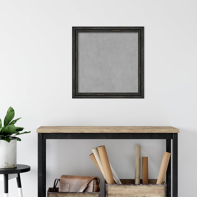 Amanti Art Black Framed Magnetic Board 23x23 Medium Vision Board - Image 5