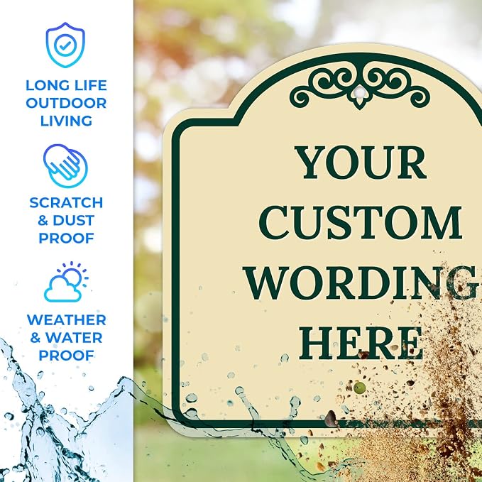 Custom Decorative Sign, Personalized Metal Sign - Image 8