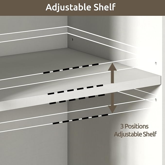 Bevfint 70 Inch Tall Bookcase - Image 5