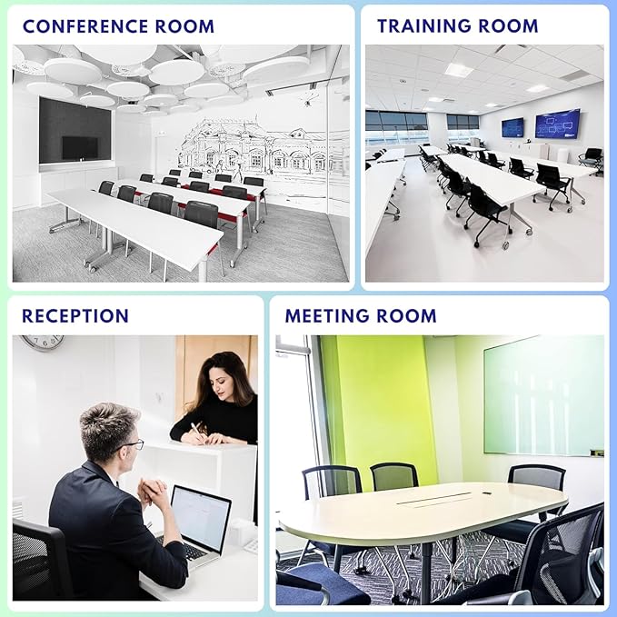BLANEDUO Conference Room Chairs, Folding Office Desk Chair - Image 6