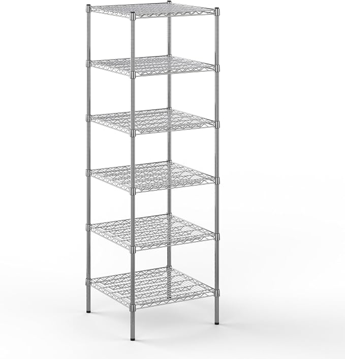 Regal Altair 24" Deep x 24" Wide x 74" Height Wire Shelving Kit | 6-Tier | NSF by Regal+Altair