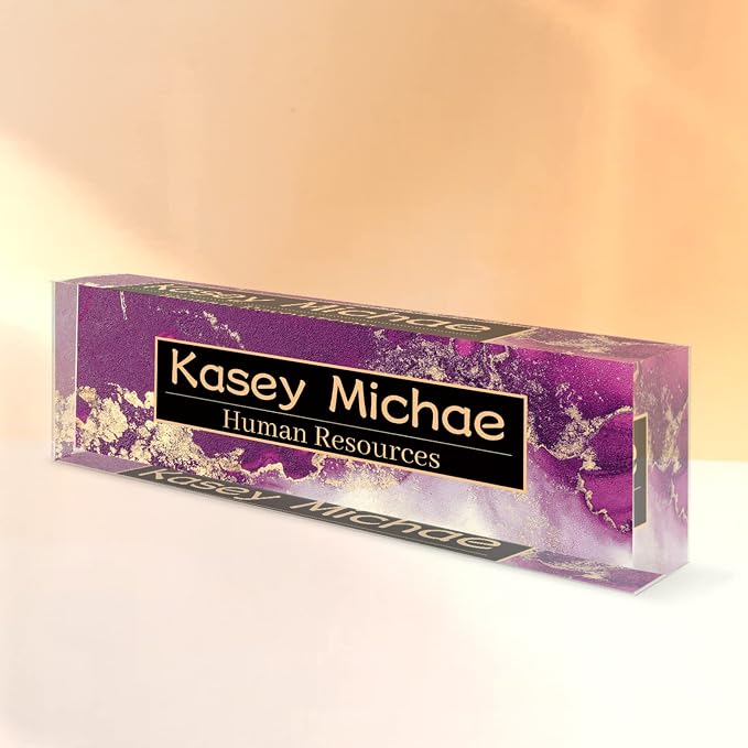 SalaGraphics Desk Name Plate Personalized, Custom - Image 8