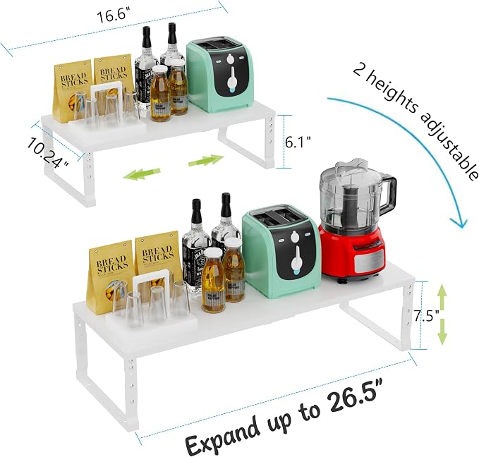 Jojocross Expandable Stackable Spice Rack Organizer - Image 6