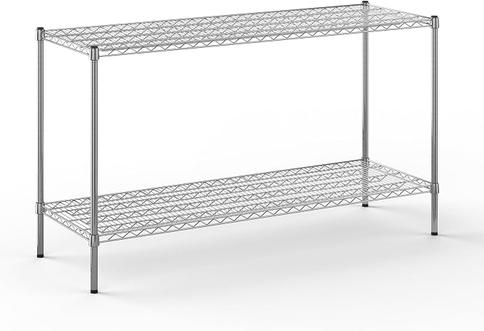 Regal Altair 21" Deep x 60" Wide x 34" Height Wire Shelving Kit | 2-Tier | NSF by Regal+Altair