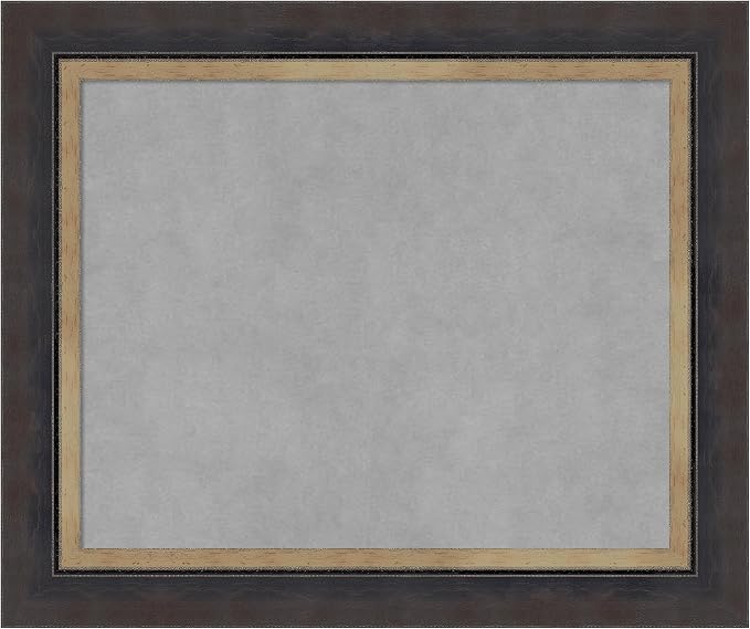 Amanti Art Black Framed Magnetic Board 21x25 Small Vision Board by AmantiArt