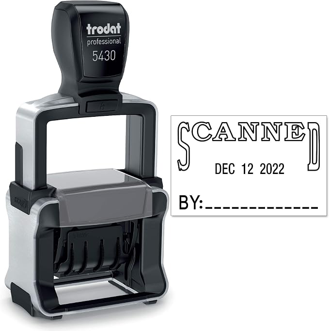 Trodat 5430 Professional Self-Inking Date Stamp by Maxmark