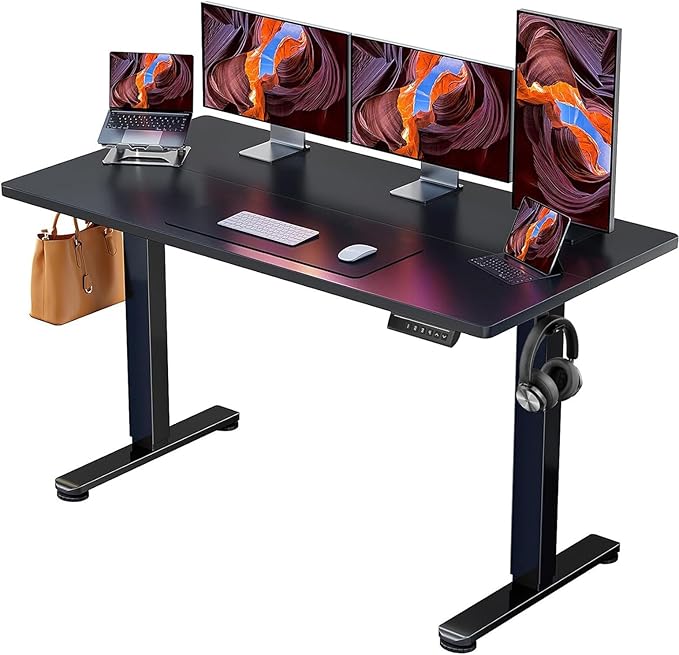 ErGear Electric 71 x 30 inch Standing Desk Workstation, Large Sit Stand up Desk by ErGear