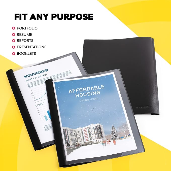 Report Covers -, 8.5 x 11 Letter Size, Resumes & Keeping Your Documents Neat - Image 7