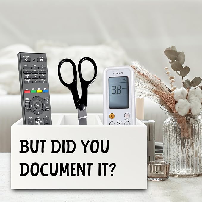 XPH Funny But Did You Document It Pen Pencil Holder Organizer - Image 5