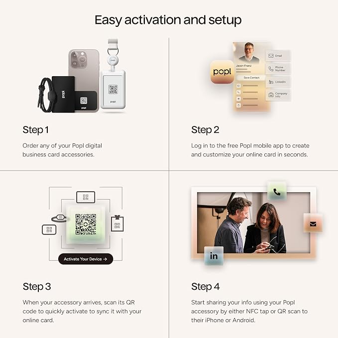 Popl Smart NFC Business Card - Image 7