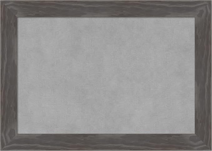 Amanti Art Grey Framed Magnetic Board 15x21 Small Vision Board by AmantiArt