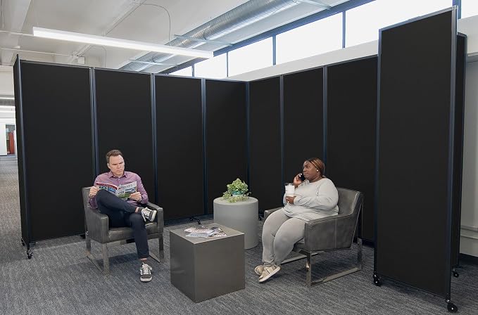 Versare Room Divider 360 Portable Wall Partition | Folding Panels | Large - Image 2