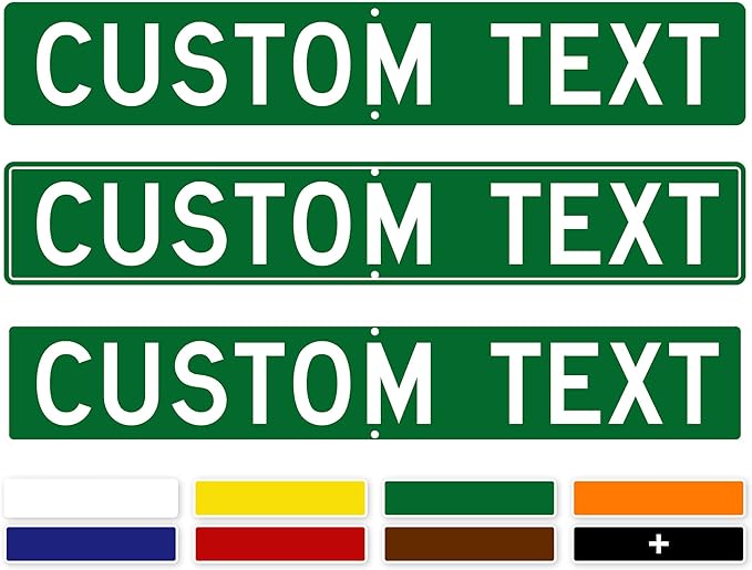 Custom Street Sign, Road by MySignCenter