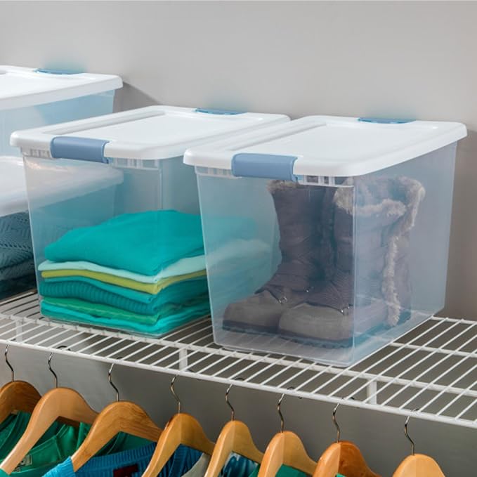 Sterilite 18-Pack Latching Box, Under Bed Storage Bins - Image 7