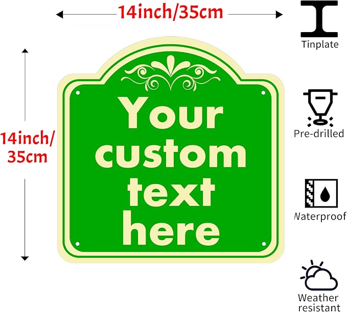 Custom Signs with Picture Text, Personalized Photo Signs Customized signs - Image 3