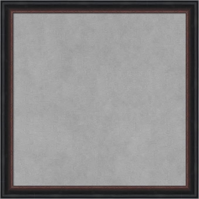 Amanti Art Black Framed Magnetic Board 18x18 Small Vision Board by AmantiArt