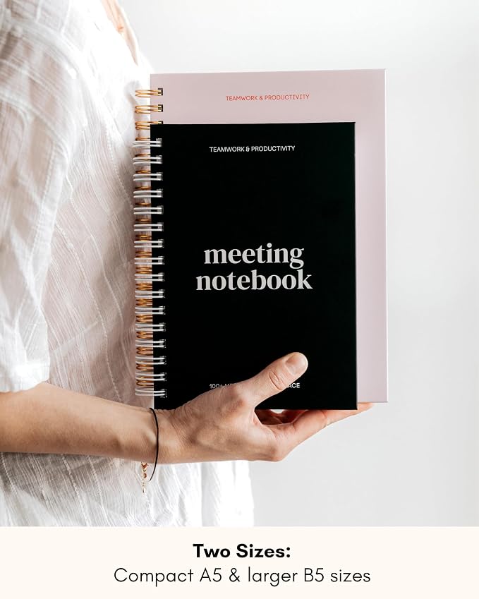 Lamare Meeting Notebook for Work Organization – Perfect Work Notebook for Note - Image 2