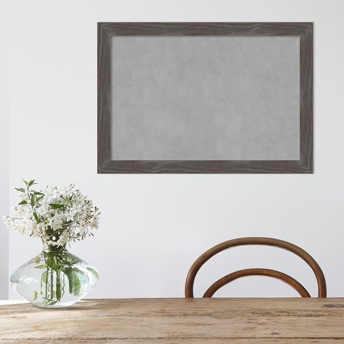 Amanti Art Grey Framed Magnetic Board 19x27 Medium Vision Board - Image 5