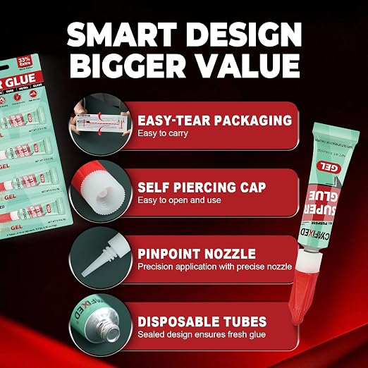 Super Glue Gel Pro, All Purpose CA Glue - Image 4