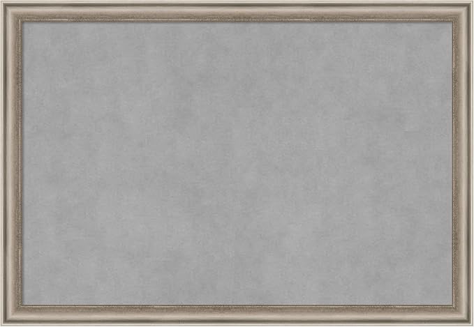 Amanti Art Silver Framed Magnetic Board 18x26 Medium Vision Board by AmantiArt