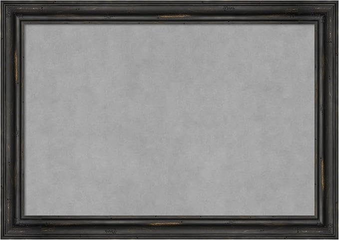 Amanti Art Black Framed Magnetic Board 19x27 Medium Vision Board by AmantiArt