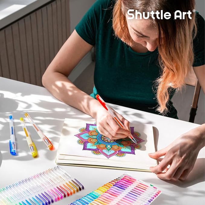 Shuttle Art 260 Pack Gel Pens Set, 130 Colors - Image 6