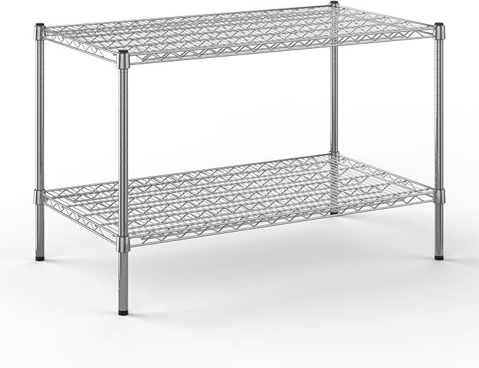 Regal Altair 24" Deep x 42" Wide x 27" Height Wire Shelving Kit | 2-Tier | NSF by Regal+Altair
