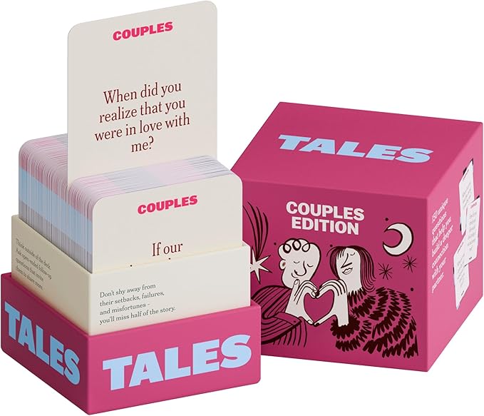TALES 150 Conversation Starter Cards, Couples Edition, Valentines Day Gift by TALES