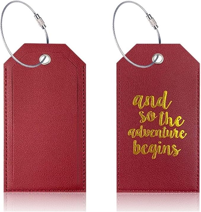Portable Leather Travel Labels - Image 8