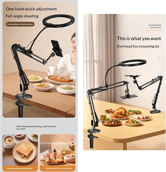 Overhead Camera Mount and Phone Holder - Image 3