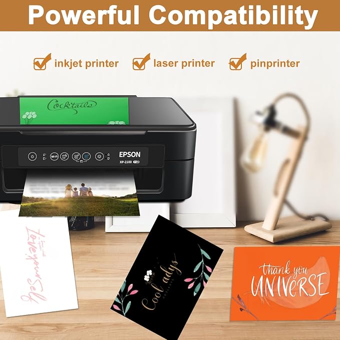 Silunkia 40 Sheets Orange Cardstock 8.5 x 11 Craft Paper, 75lb Premium Pumpkin - Image 5