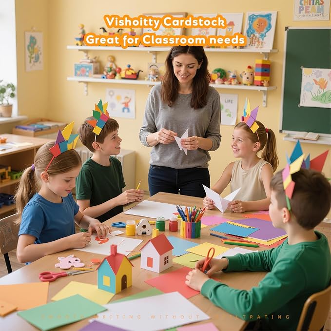 120 Sheets Cream Cardstock Paper, Cardstock 8.5" x 11", Construction Paper - Image 6