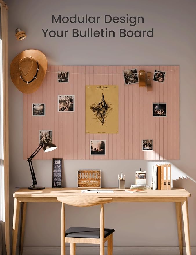 Fluxynara Large Felt Bulletin Board 48" x 36" Cork Board Alternative-12 Pack - Image 5