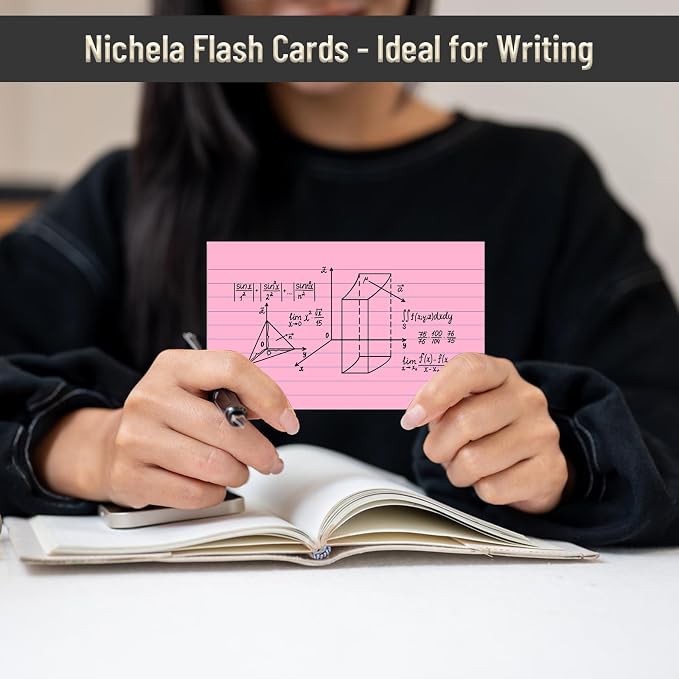300 Count Colored Index Cards 3 x 5 Inch Ruled Index Cards, Flash Cards College - Image 5
