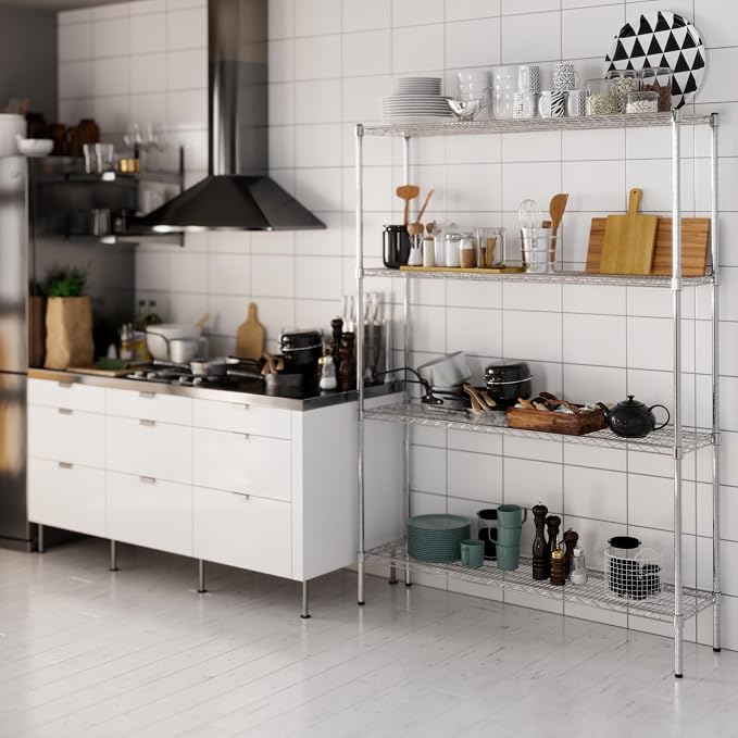 Regal Altair 14" Deep x 54" Wide x 74" Height Wire Shelving Kit | 4-Tier | NSF - Image 7
