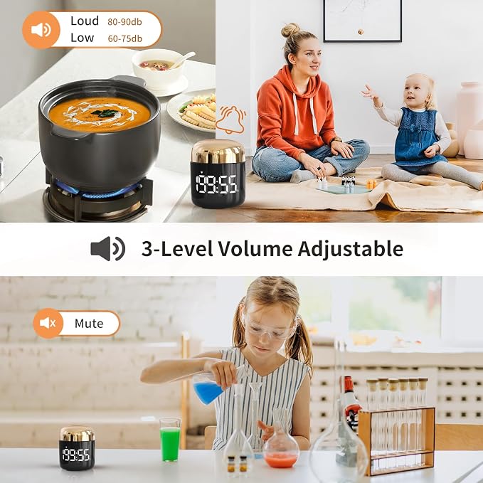 MeesMeek Digital Kitchen Timer, Countdown Countup Timer - Image 5