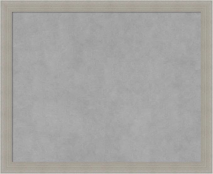 Amanti Art Grey Framed Magnetic Board 18x22 Small Vision Board by AmantiArt