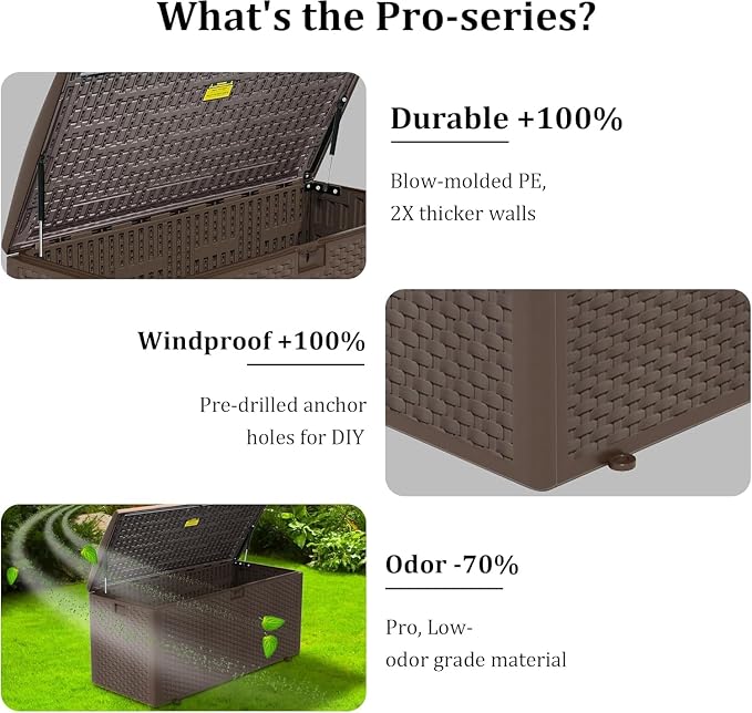 PATIOEASY 110GAL Deck Box - Image 4