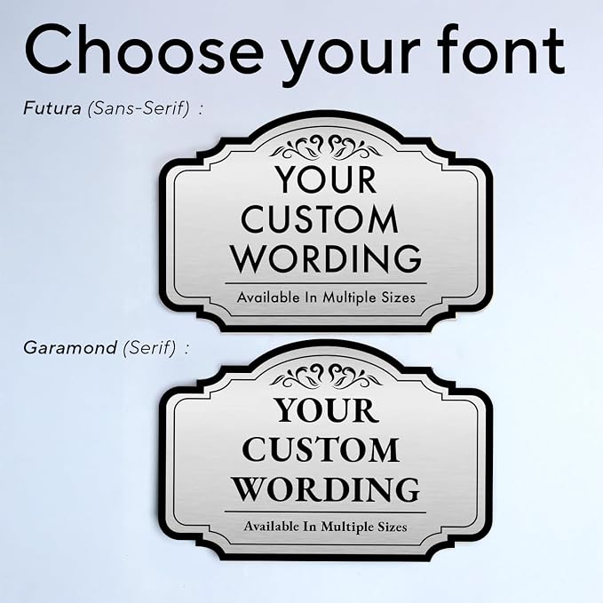 Design 2 Decorative Outdoor Metal Signs - Image 9