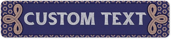 Custom Sign, Custom Street Sign, 11 Font Colors, 13 Font Styles, 4 Hole Options by MySignCenter
