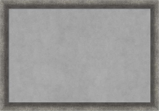 Amanti Art Grey Framed Magnetic Board 18x26 Medium Vision Board by AmantiArt