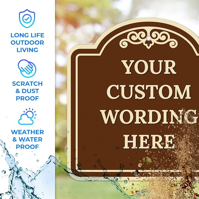 Custom Decorative Sign, Personalized Metal Sign - Image 8