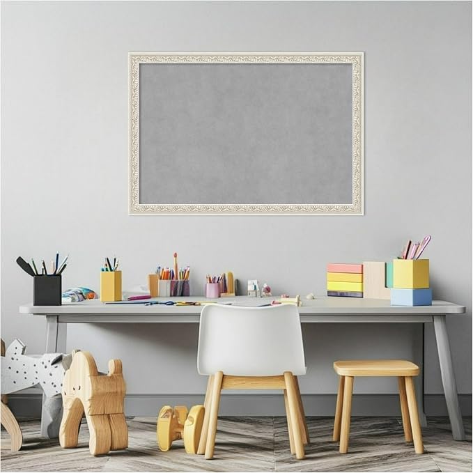 Amanti Art Silver Framed Magnetic Board 18x26 Medium Vision Board - Image 5