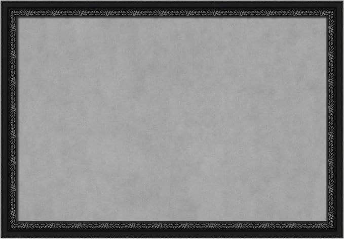 Amanti Art Black Framed Magnetic Board 28x40 Large Vision Board by AmantiArt