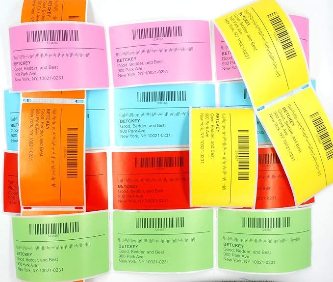 BETCKEY - 3" x 1" UPC Barcode & Address Labels Replacement - Image 4