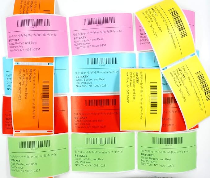 BETCKEY - 3" x 1.5" Barcode Shipping & Address Labels Compatible - Image 4