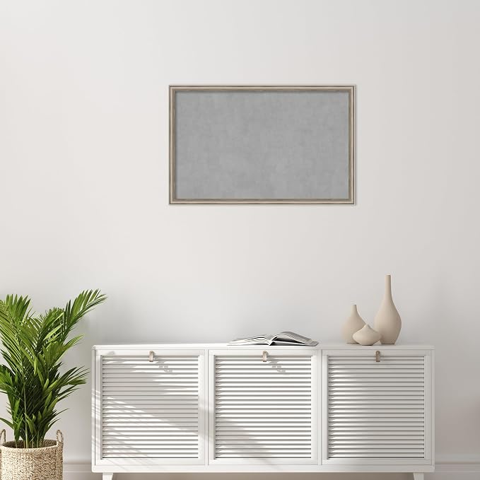 Amanti Art Silver Framed Magnetic Board 22x34 Large Vision Board - Image 5