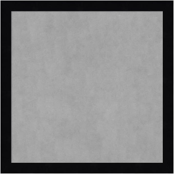 Amanti Art Black Framed Magnetic Board 13x13 X-Small Vision Board by AmantiArt