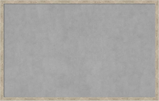 Amanti Art Silver Framed Magnetic Board 21x33 Large Vision Board by AmantiArt